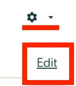 Mirah Collaborative Care interface showing settings gear icon and Edit button for managing users in collaborative care.