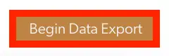 Mirah Collaborative Care Billing Insights Begin Data Export button