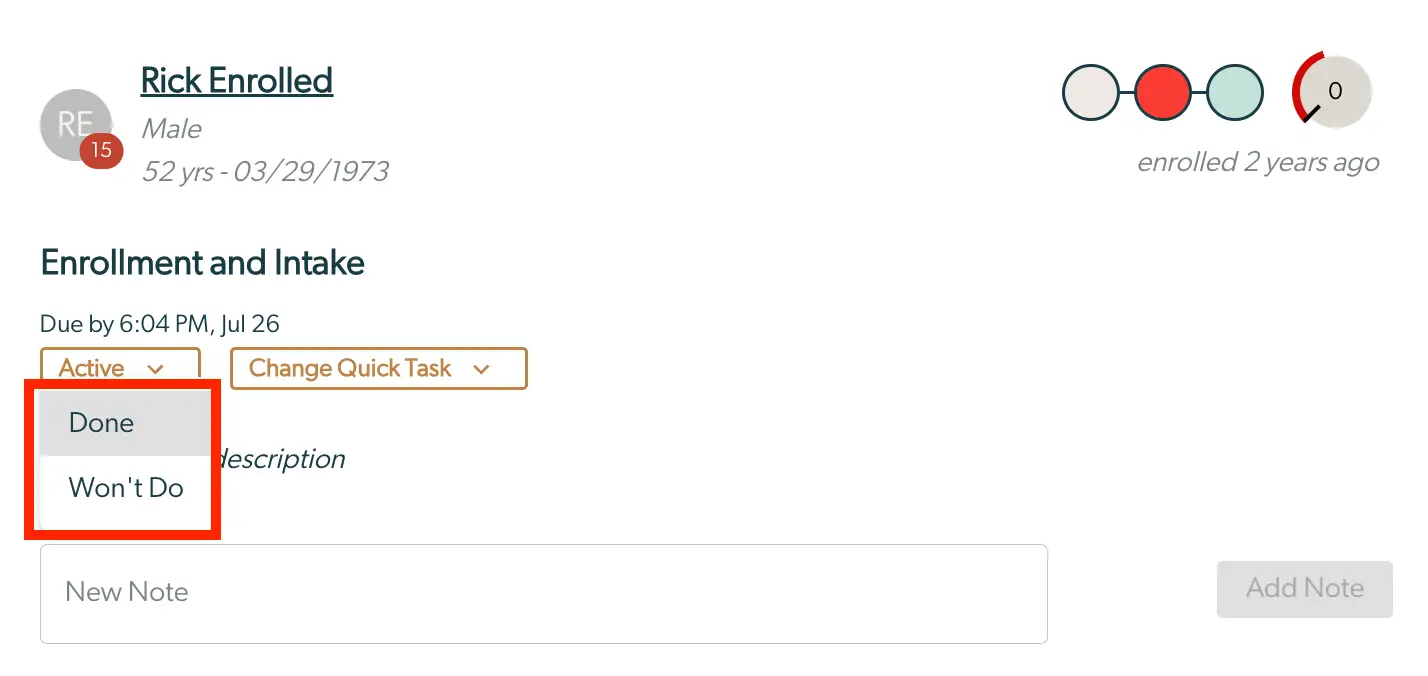 Mirah Collaborative Care - Task Management for Rick Enrolled