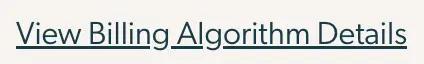 Mirah Collaborative Care Billing Insights - View Billing Algorithm Details link
