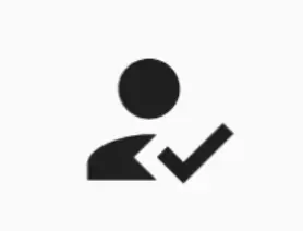 User icon with checkmark, possibly indicating completion or verification in Mirah Collaborative Care.