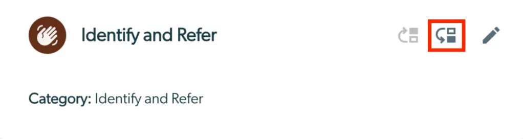 Mirah Collaborative Care - Phases of Care - Identify and Refer configuration screen