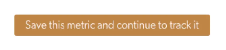 Outcomes Framework - Create a Metric button in Mirah Collaborative Care