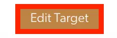 Mirah Collaborative Care - Edit Target button for managing implementation targets