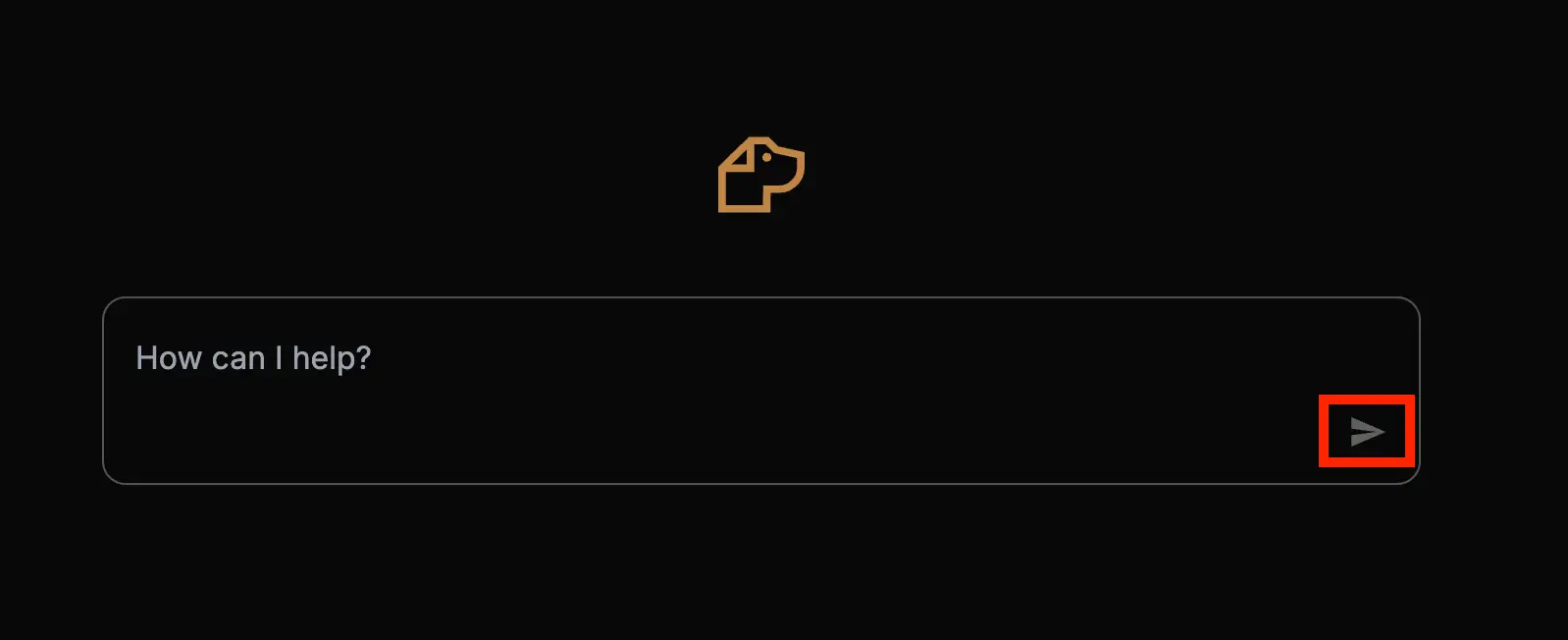 Mirah Collaborative Care troubleshooting guide interface with input field and send button.